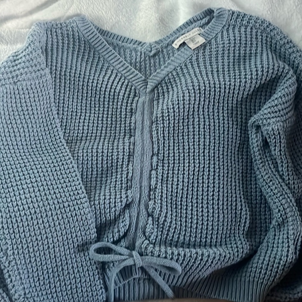 Sincerely Jules blue sweater